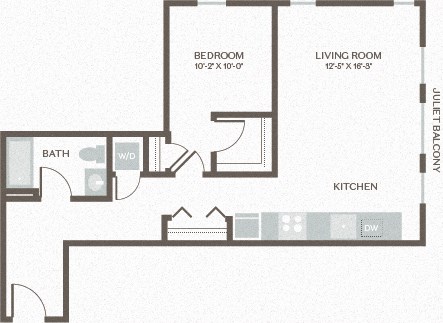 Maris Apartments West Seattle WA One Bed 9